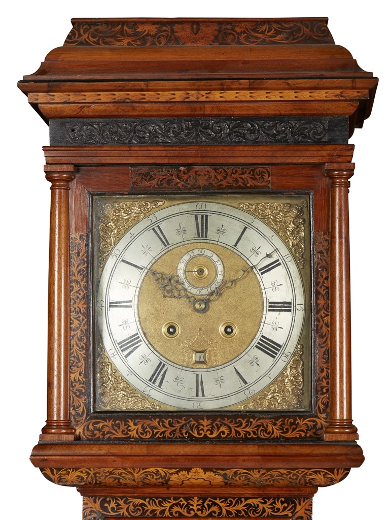 Seaweed Marquetry clock